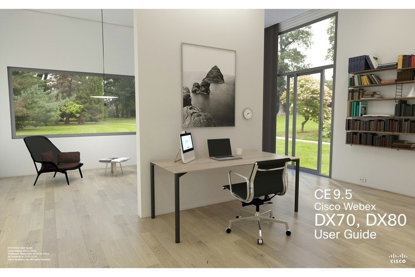 Cisco Webex DX70 User manual