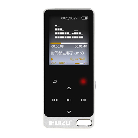 Ruizu X19 user manual