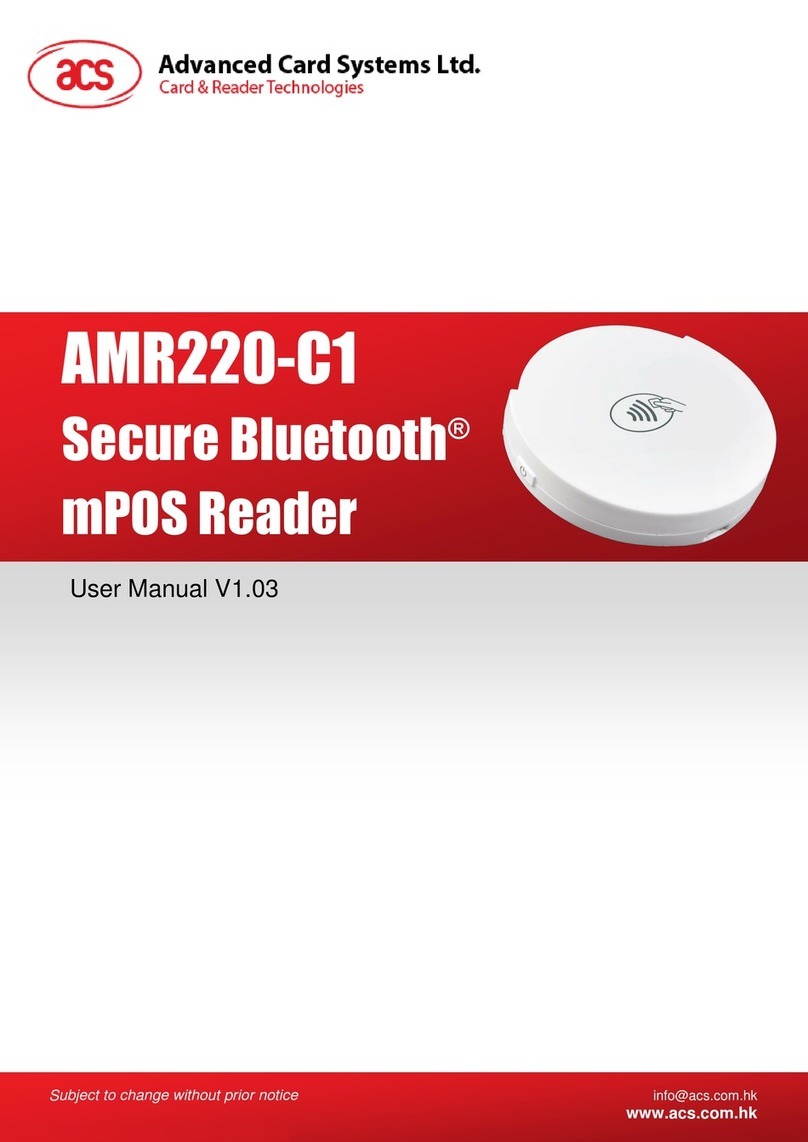 Advanced Card Systems AMR220-C1 user manual