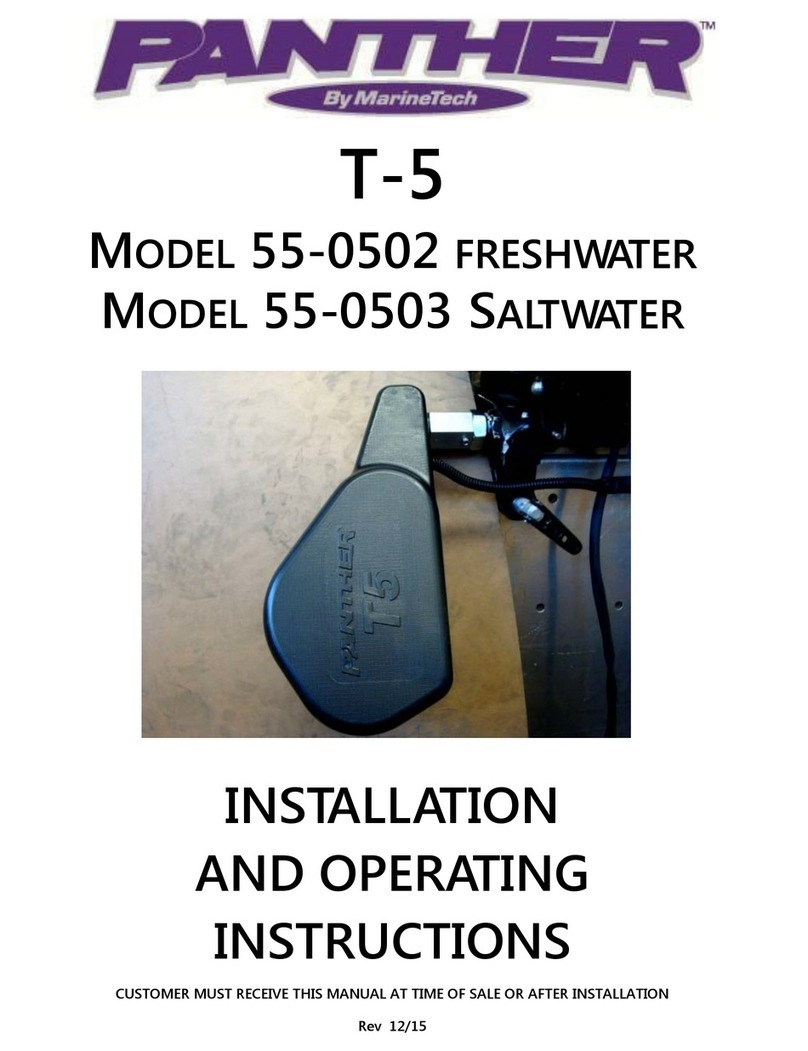 Panther T-5 Installation and operating instructions