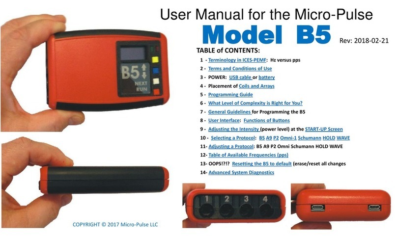 Micro-Pulse B5 user manual