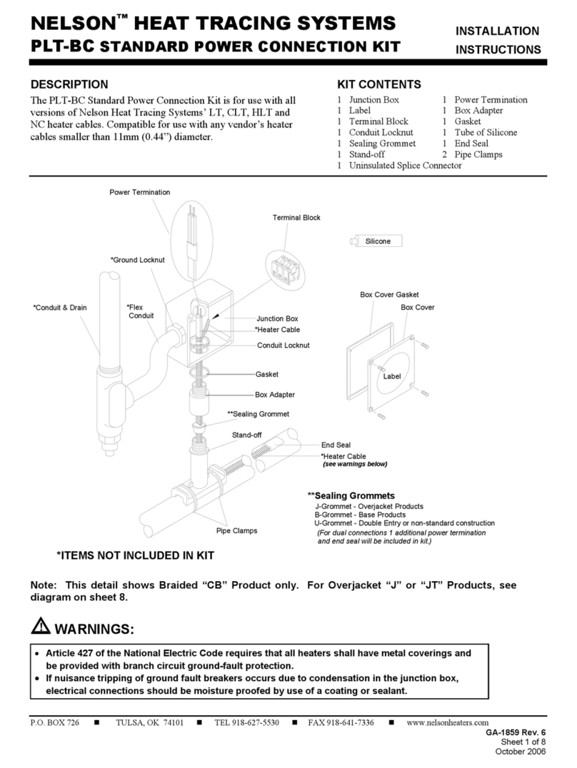 Nelson PLT-BC installation instructions