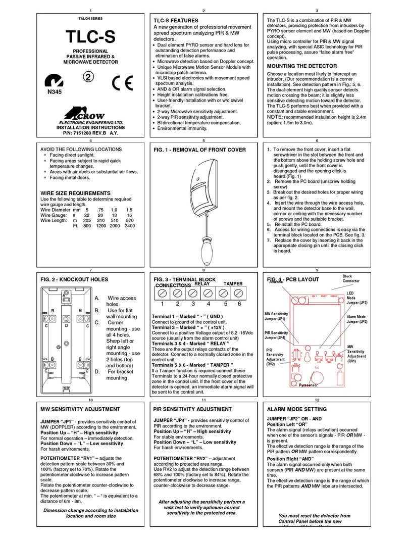 Crow TALON SERIES Service manual