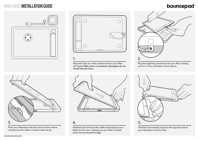bouncepad Mobi Case installation guide