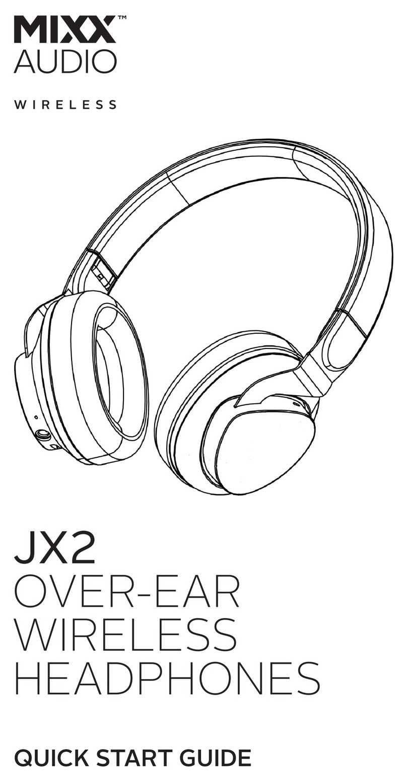Mixx Audio JX2 quick start guide