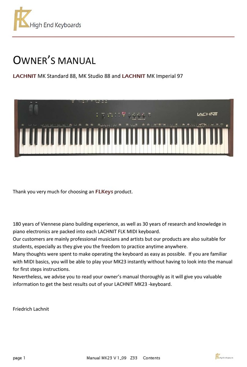 FLKeys LACHNIT MK Imperial 97 owner's manual
