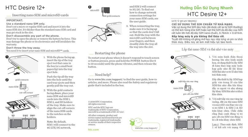 HTC Desire 12+ User manual