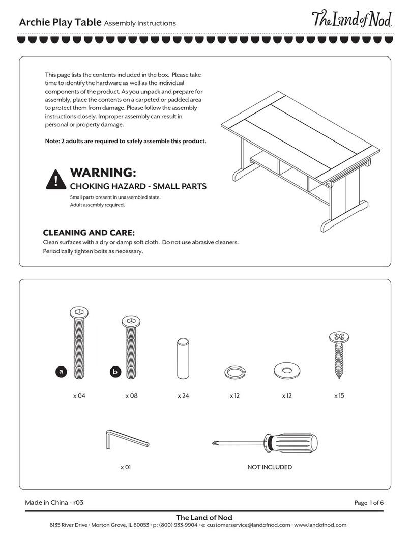 Crate&Barrel Archie Play Table User manual