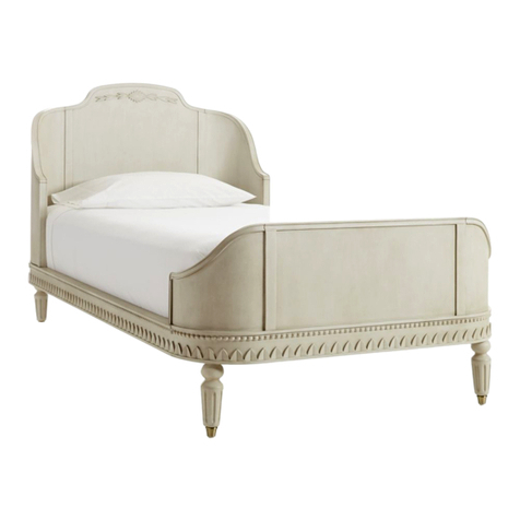 Crate&Barrel Gustaviann Twin Bed User manual