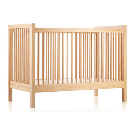 Crate&Barrel Andersen Crib User manual