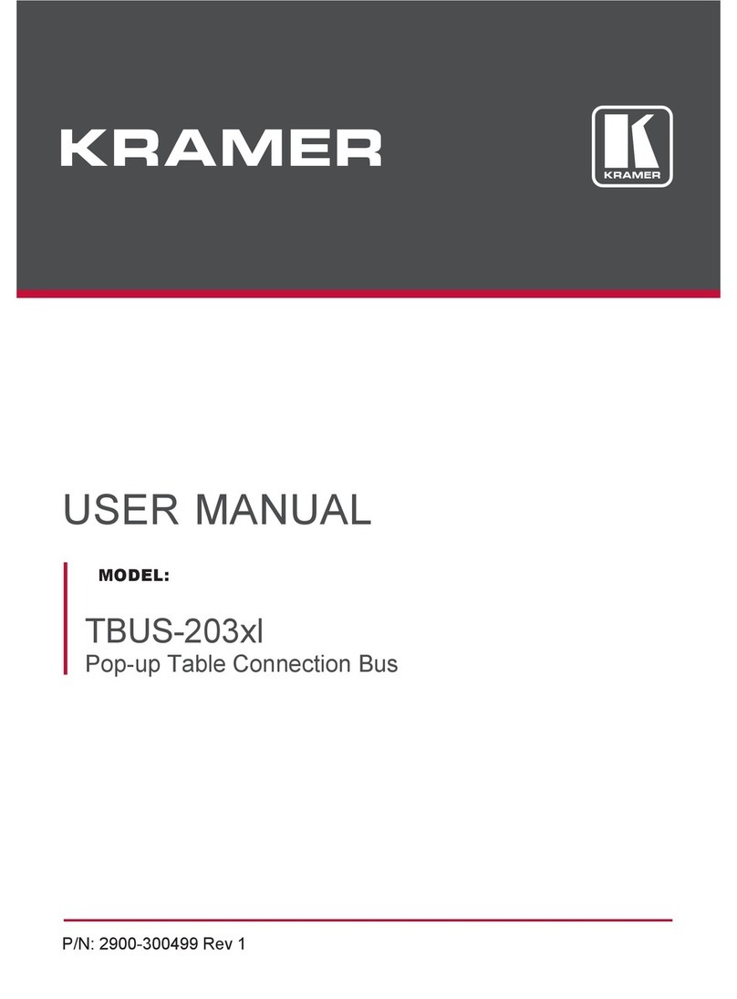 Kramer TBUS-203xl User manual Kramer TBUS-203xl User manual