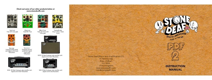 Stone Deaf Effects PDF-2 instruction manual