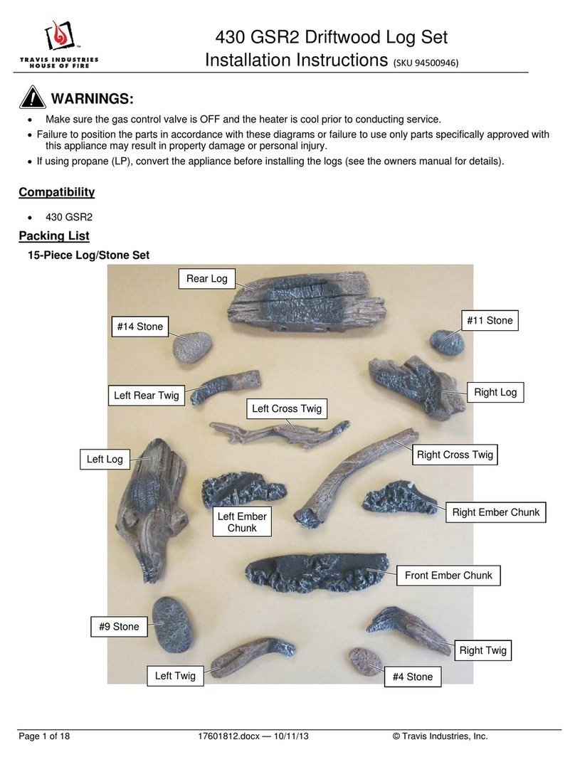 Travis Industries 430 GSR2 User manual