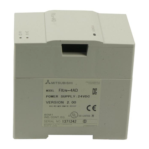 Mitsubishi Electric FX2N-4AD User manual