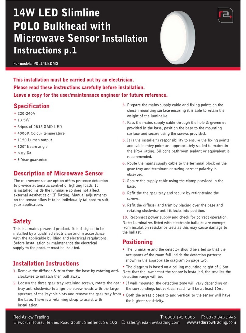 Red Arrow POL14LEDMS User manual