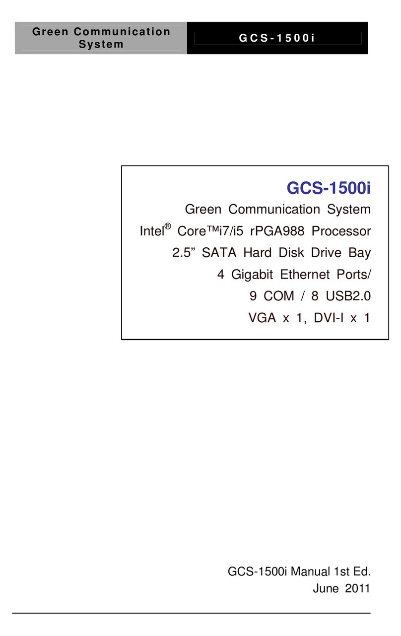 Aaeon GCS-1500i user manual