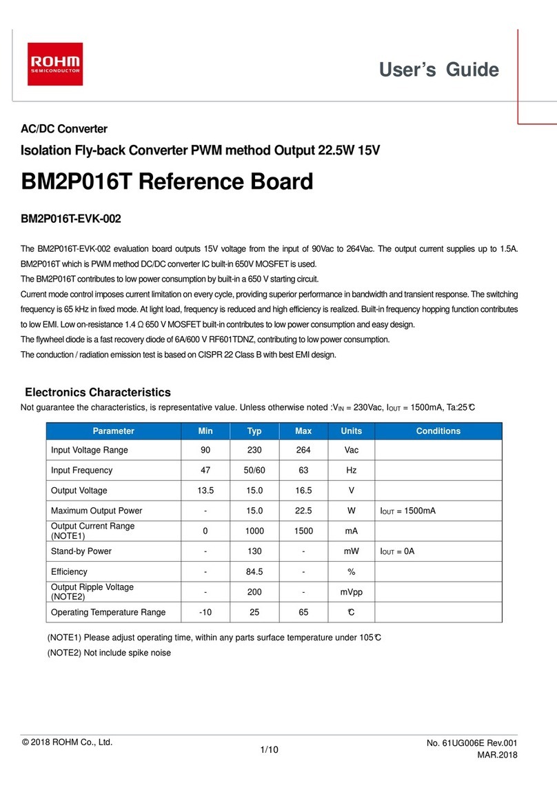 Rohm BM2P016T-EVK-002 User manual