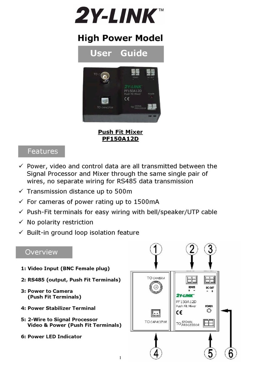 2Y-LINK PF150A12D user guide
