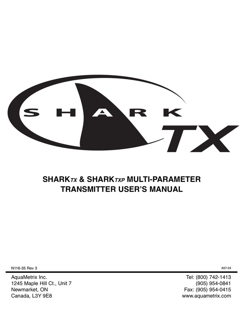 AquaMetrix SHARK TX user manual