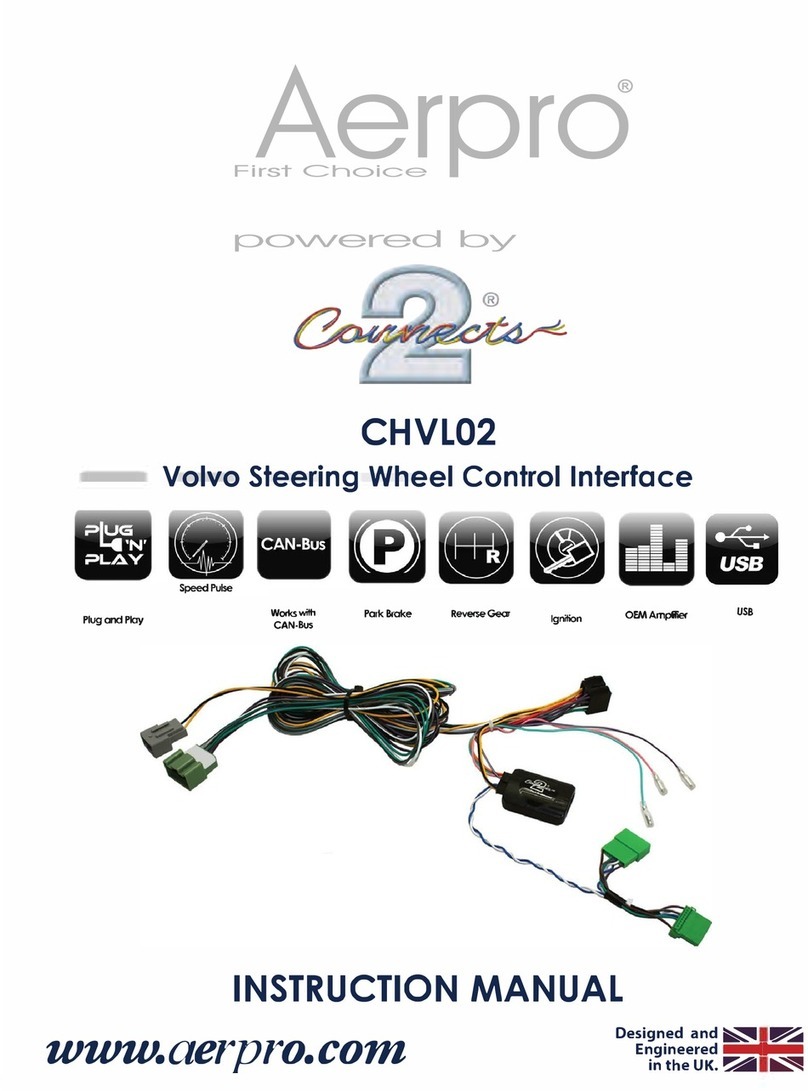 Aerpro CHVL02 instruction manual