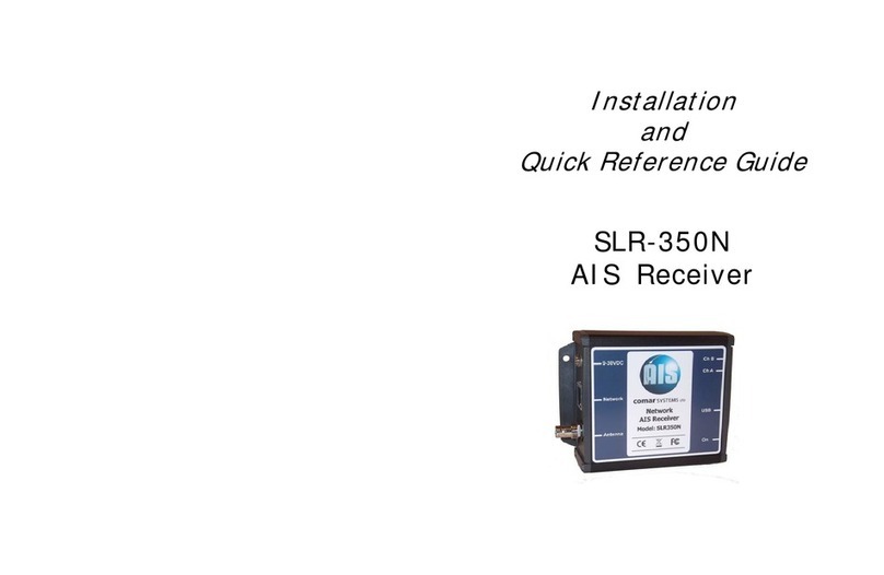 Comar Systems SLR-350N Installation and quick reference guide