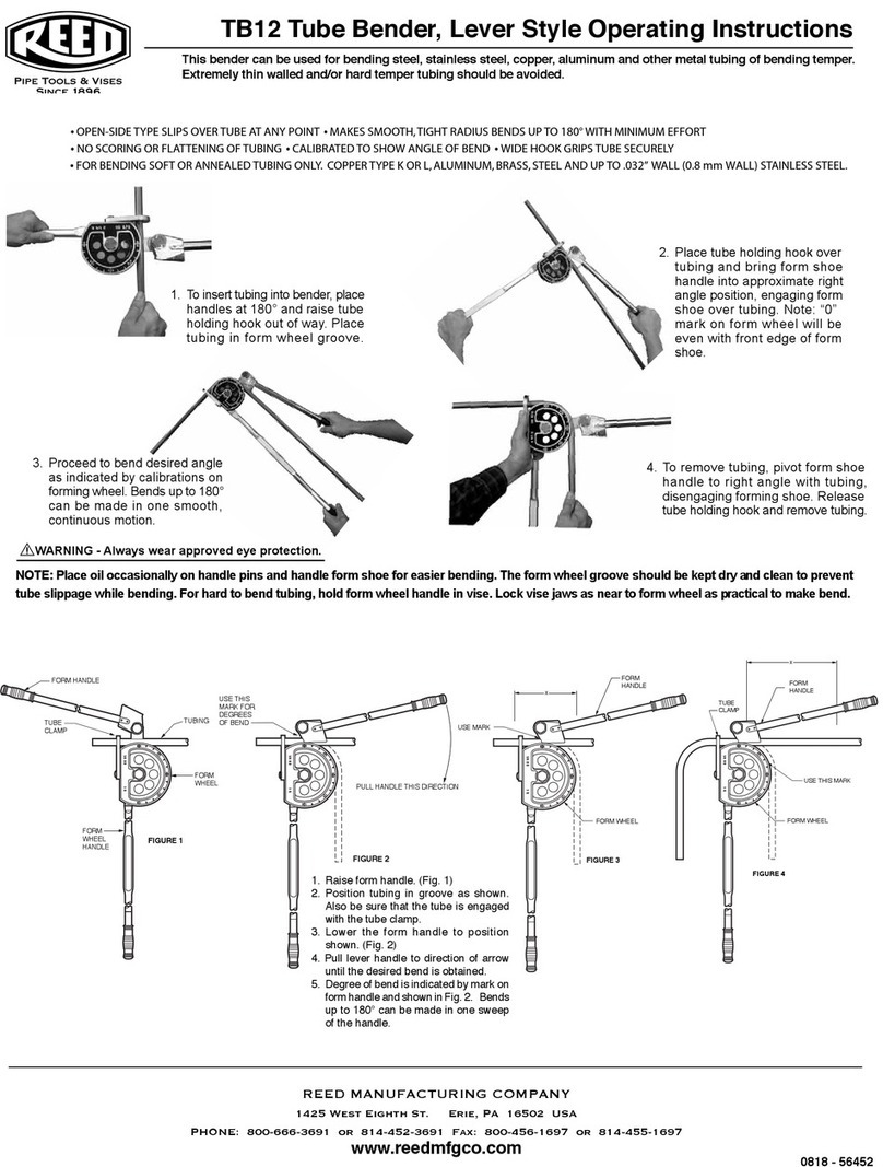 REED TB12 operating instructions