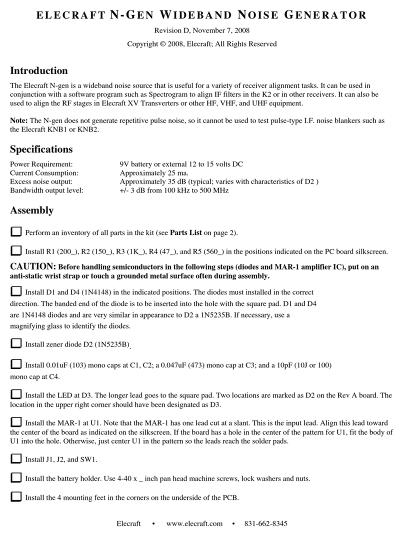 ELECRAFT N-GEN manual