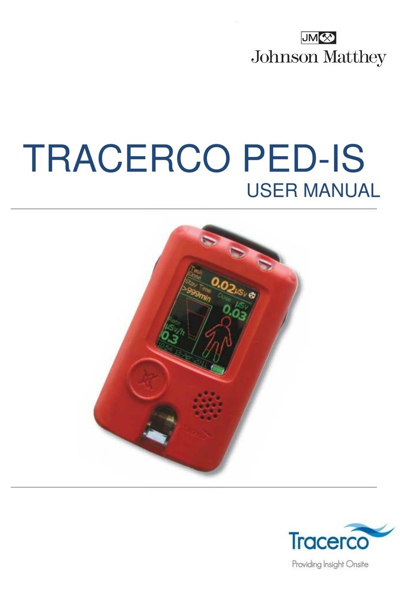 Johnson Matthey TRACERCO PED-IS User manual