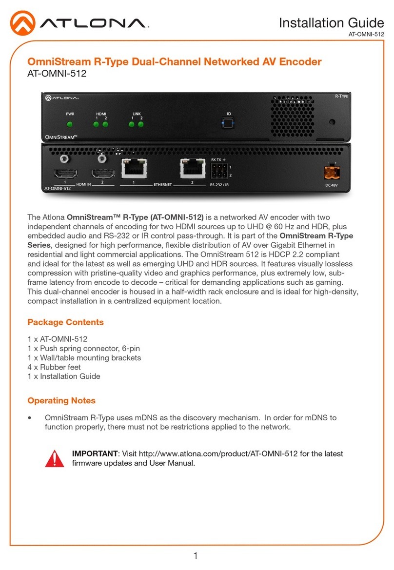 Atlona OmniStream AT-OMNI-512 installation guide