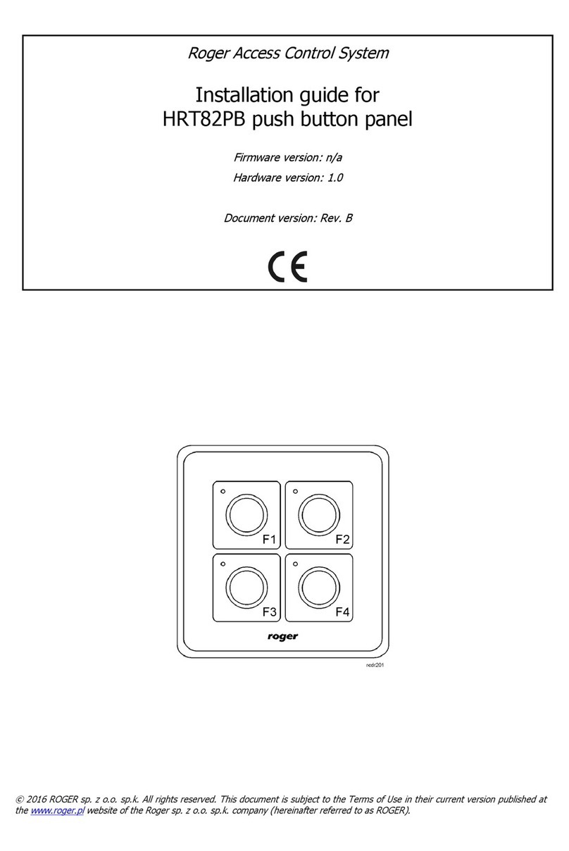 Roger HRT82PB installation guide
