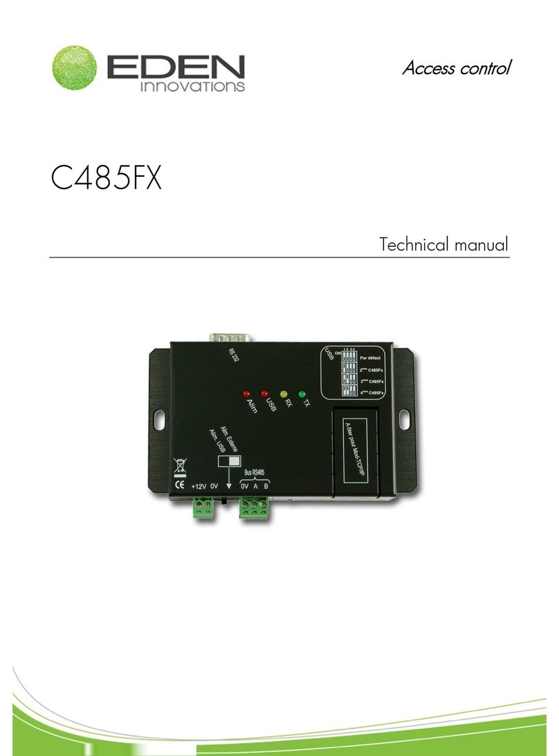 EDEN INNOVATIONS C485FX Technical manual