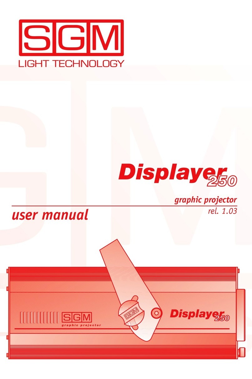SGM Displayer 250 user manual