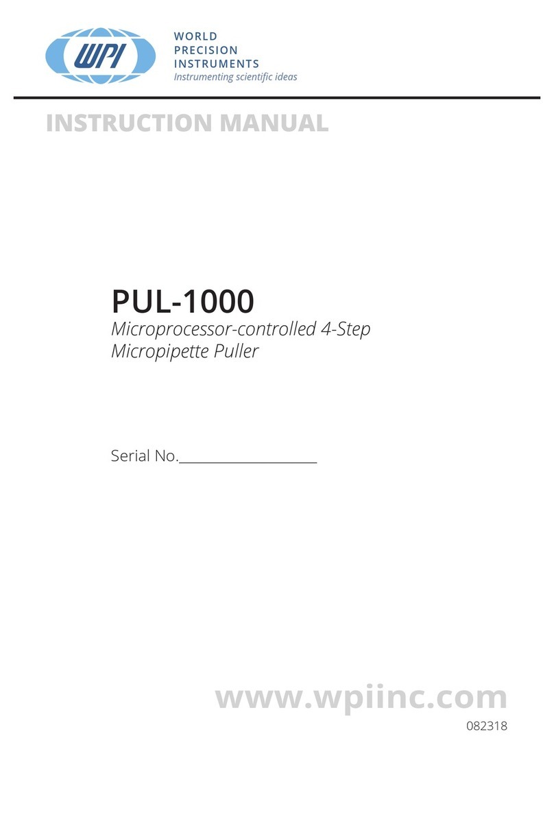 World Precision Instruments PUL-1000 instruction manual