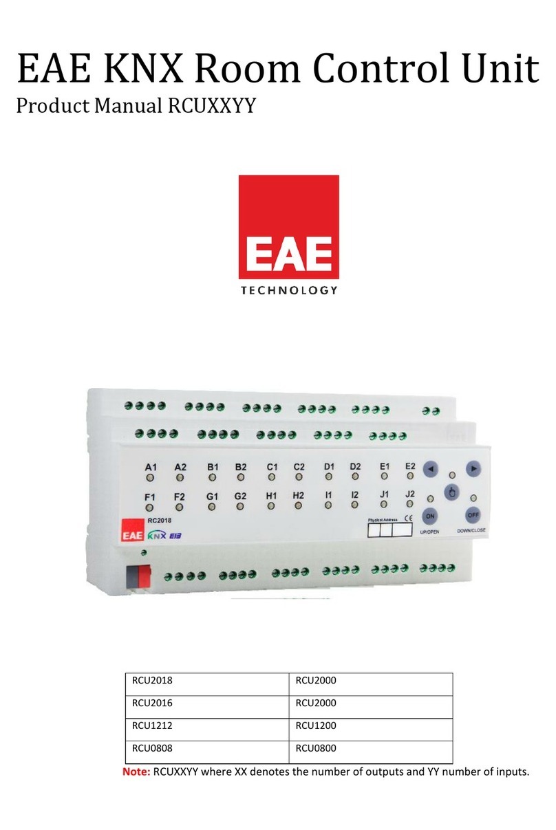 EAE RCU2018 product manual