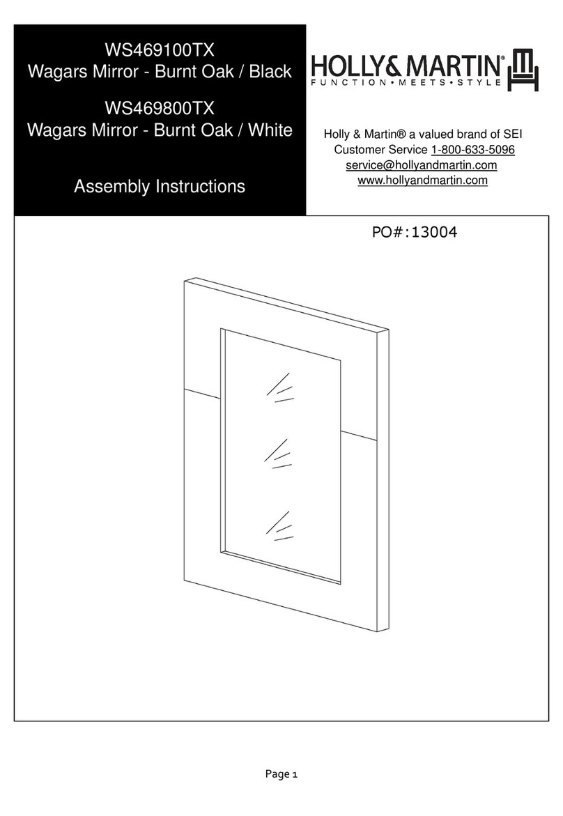 HOLLY&MARTIN WS469100TX Assembly instructions HOLLY&MARTIN WS469100TX Assembly instructions