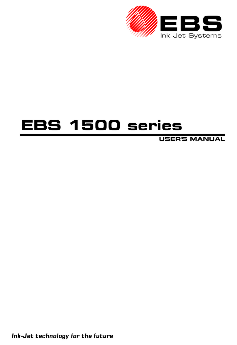 EBS Ink-Jet Systems 1500 Series user manual