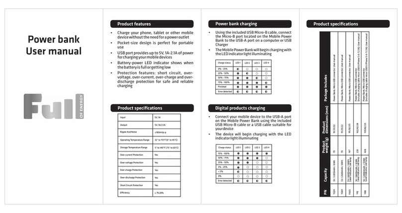 Full of Energy Y22H user manual