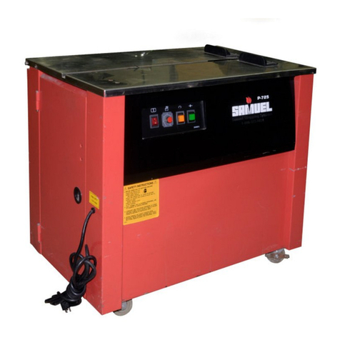 Samuel Strapping Systems P-625 SAFETY, OPERATION, MAINTENANCE AND PARTS MANUAL Samuel Strapping Systems P-625 SAFETY, OPERATION, MAINTENANCE AND PARTS MANUAL