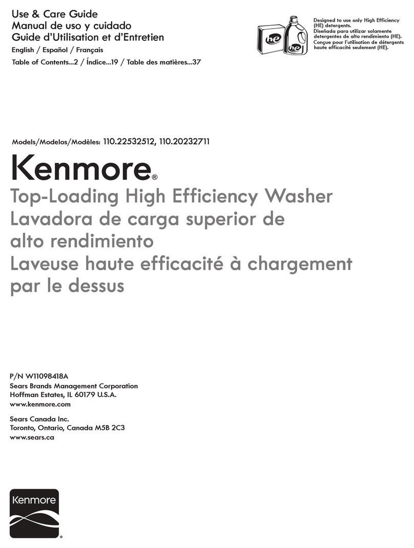 Kenmore 110.22532512 User manual
