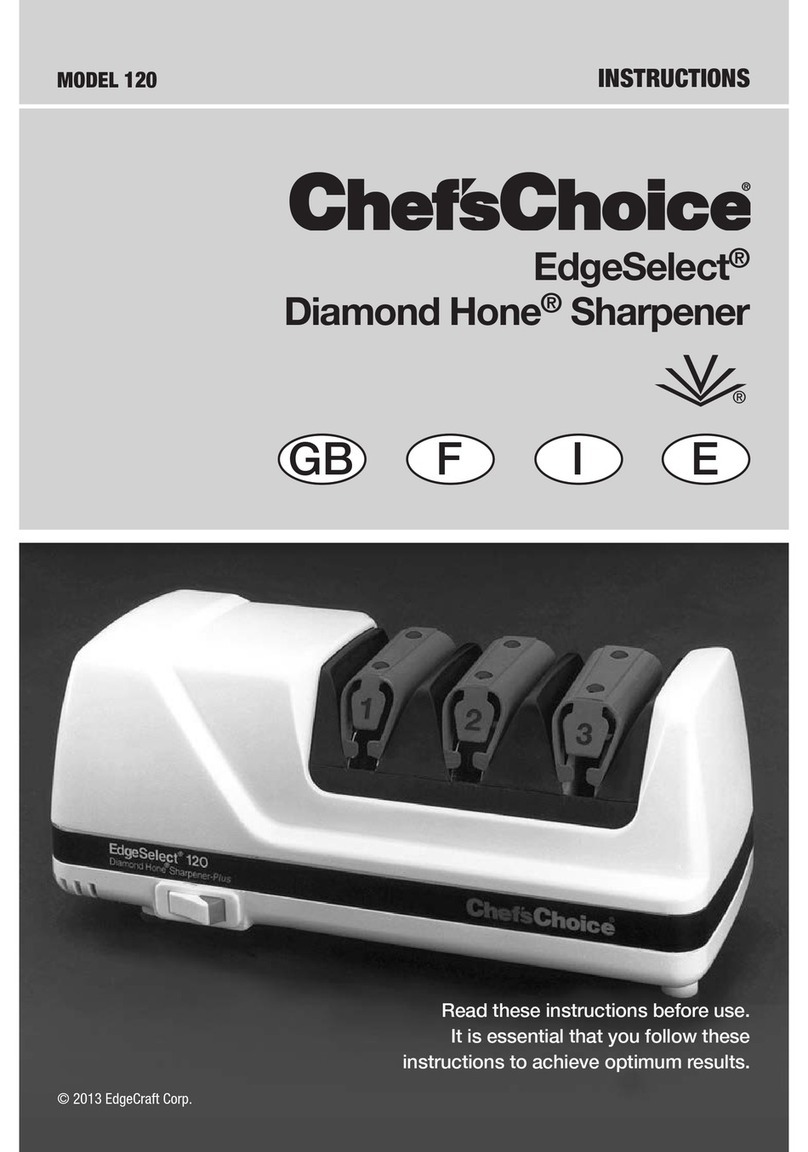 Chef's Choice EdgeSelect Diamond Hone 120 instructions