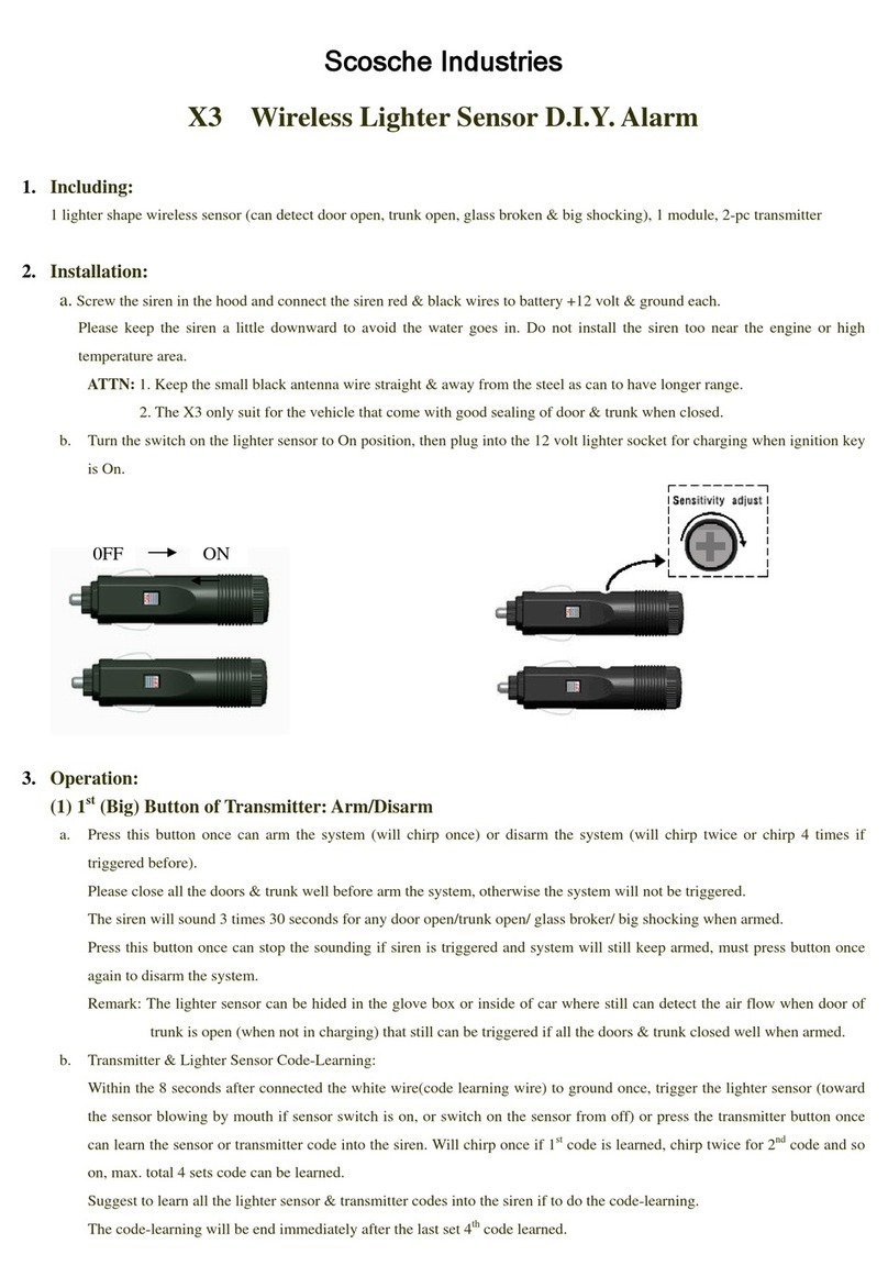 Scosche X3 manual