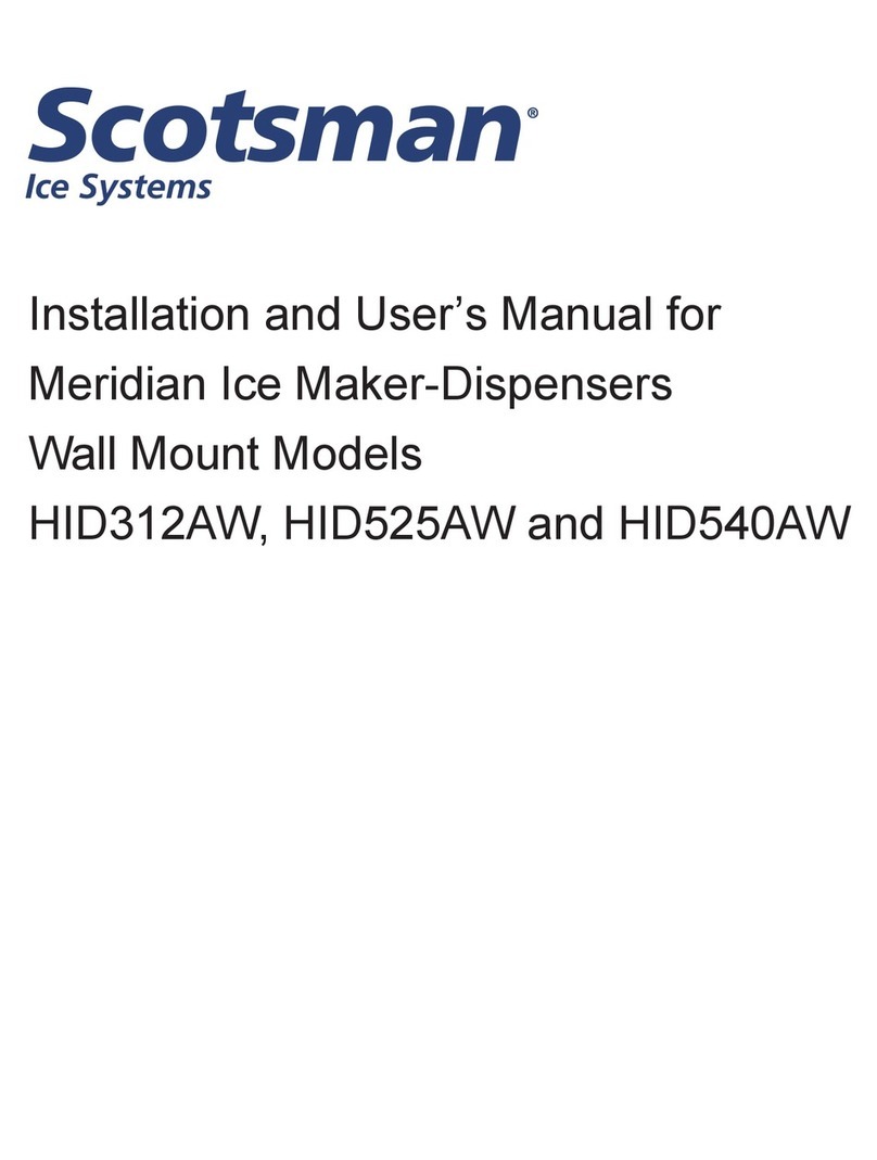 Scotsman HID312AW Installation and user manual