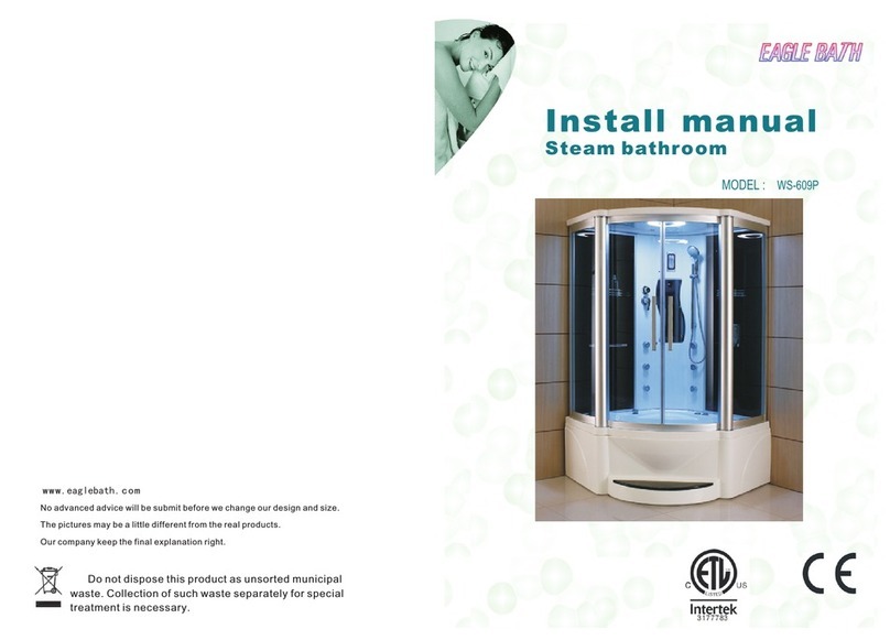 Eagle Bath WS-609P Install manual