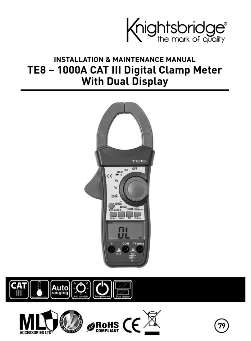 Knightsbridge TE8 Instruction Manual