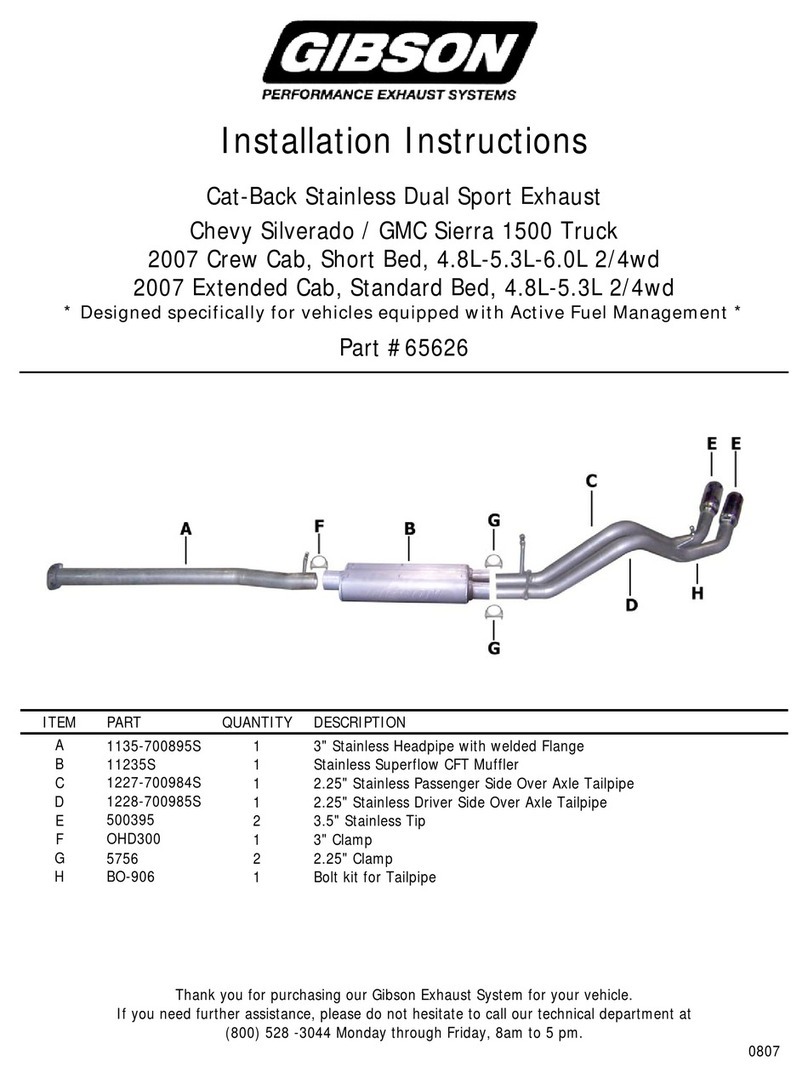 Gibson 65626 User manual