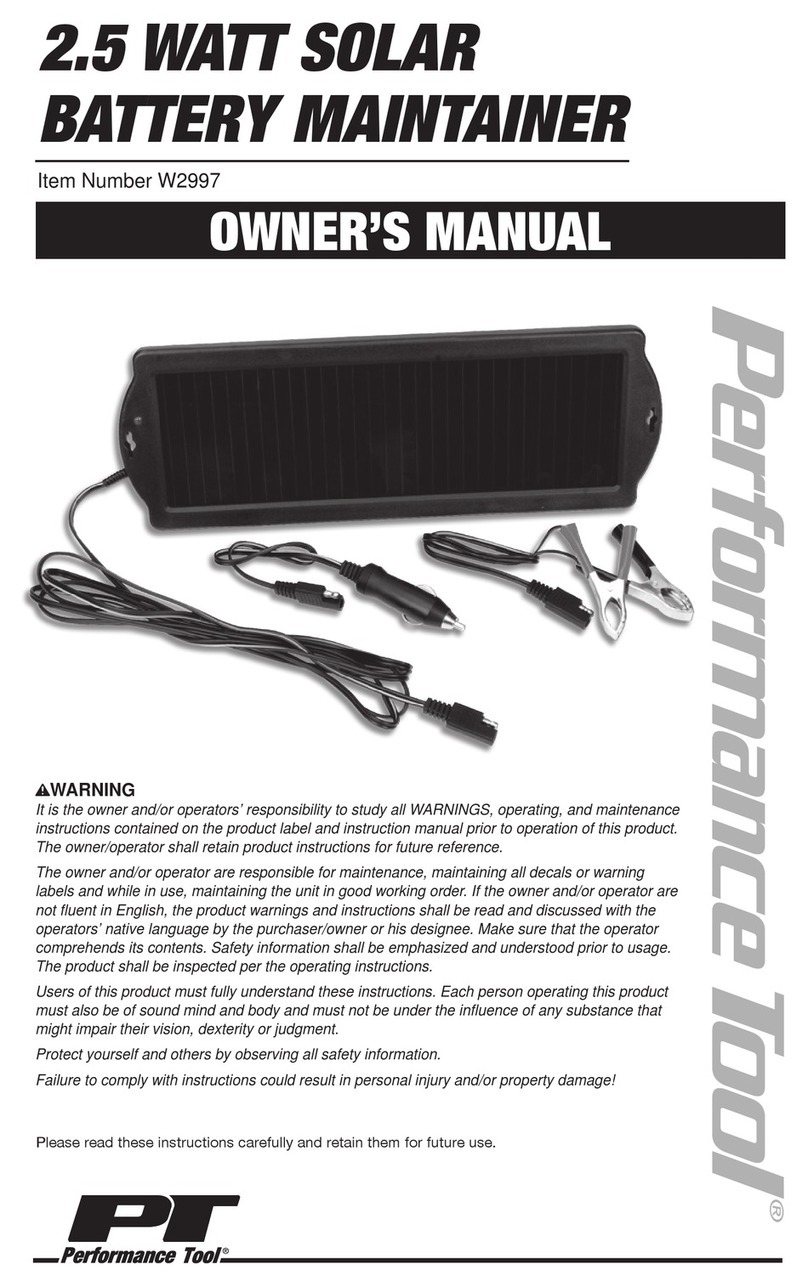 Performance Tool W2997 owner's manual Performance Tool W2997 owner's manual