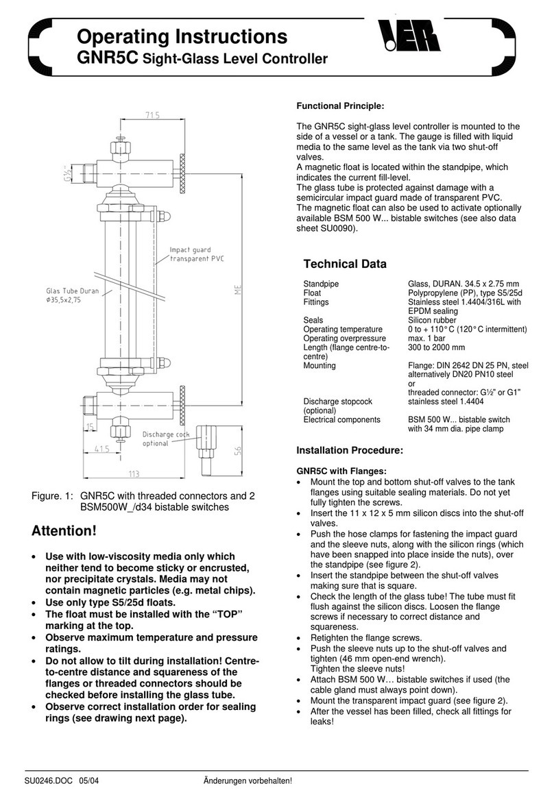 Ier GNR5C operating instructions