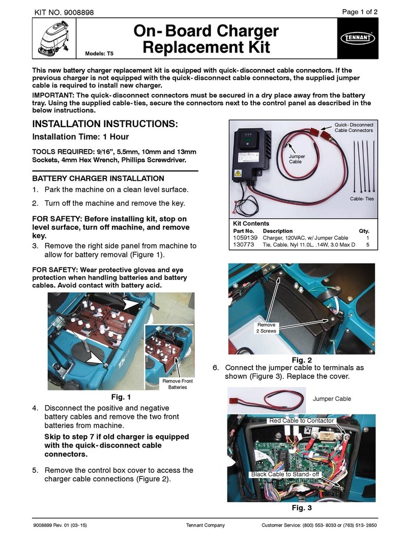 Tennant T5 User manual
