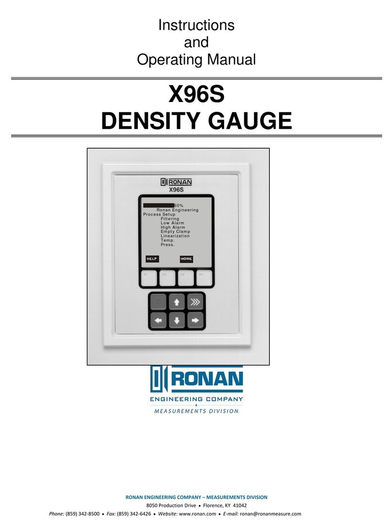 Ronan Engineering X96S Parts list manual