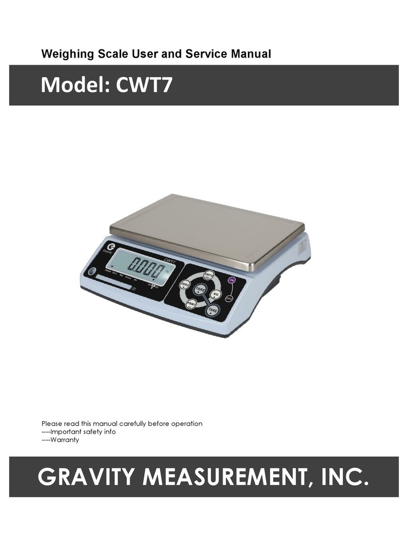 Gravity Measurement CWT7 Troubleshooting guide
